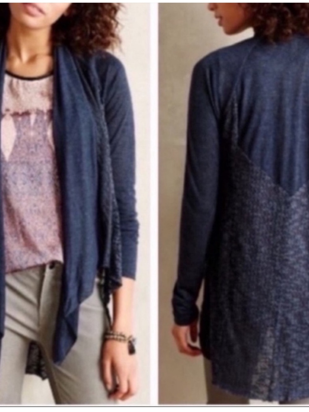 Anthropologie stratigraphy cardigan by Tiny